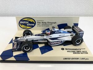 1/43 ミニチャンプス ウィリアムズ BMW FW22 バトン NEC バーミンガム