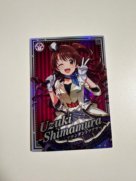 【匿名配送】アイドルマスター ツアーズ カード アテンダントツアラー 島村卯月