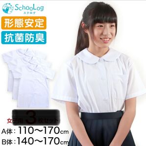 小学生半袖ブラウス(丸襟)