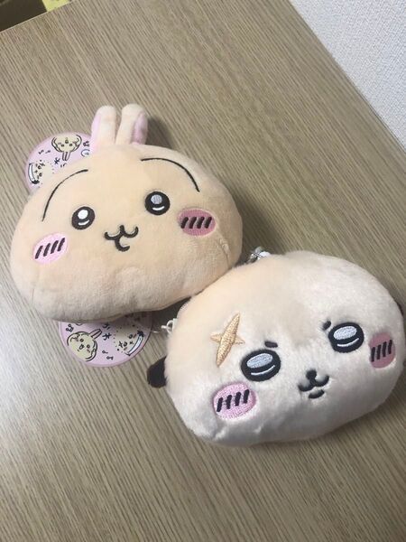 ちいかわ ぬいぐるみ パスケース うさぎ、らっこ