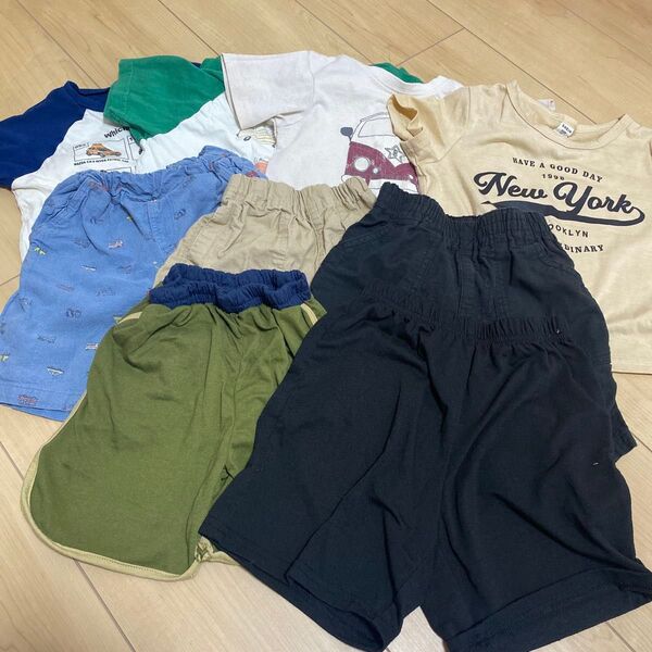 【100サイズ】 半ズボン トップス Tシャツ まとめ売り 男の子