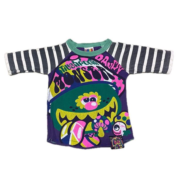 ラブレボ JAM 110 七分袖 Tシャツ シマシマ 子供服