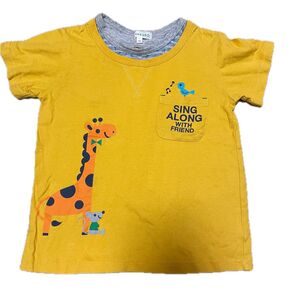 3can4on 110 キリン Tシャツ イエロー