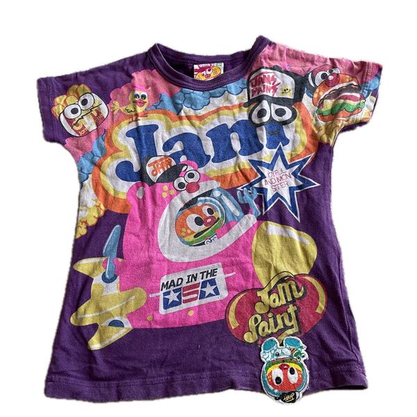 JAM 120 半袖 Tシャツ 紫 宇宙 パープル