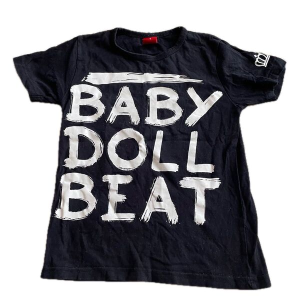 BABY DOLL 140 半袖 Tシャツ ブラック 黒