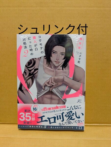 BLコミック コワモテの隣人がΩだった時の対処法(2)限定版小冊子付 ニクヤ乾