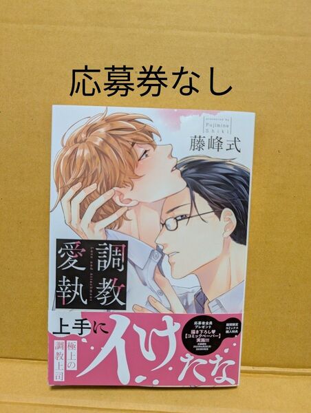 BLコミック 調教愛執 藤峰式《応募券なし》