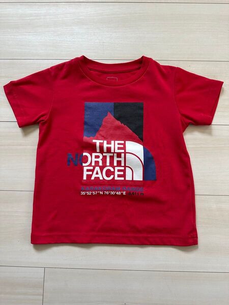 THE NORTH FACE キッズ Tシャツ レッド 110