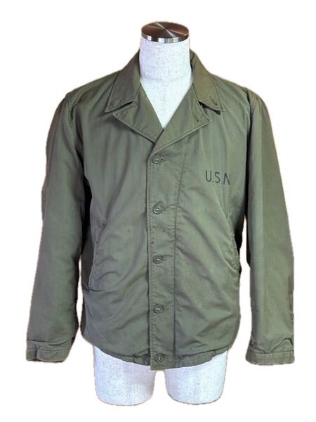 【希少】USA製 40's U.S.NAVY N-4 デッキ ジャケット ビンテージ 38R程