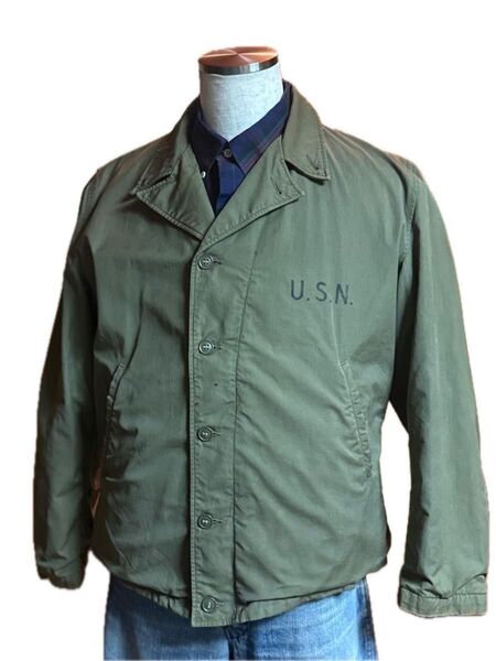 USA製 40's U.S.NAVY N-4 デッキ ジャケット ビンテージ 38R程