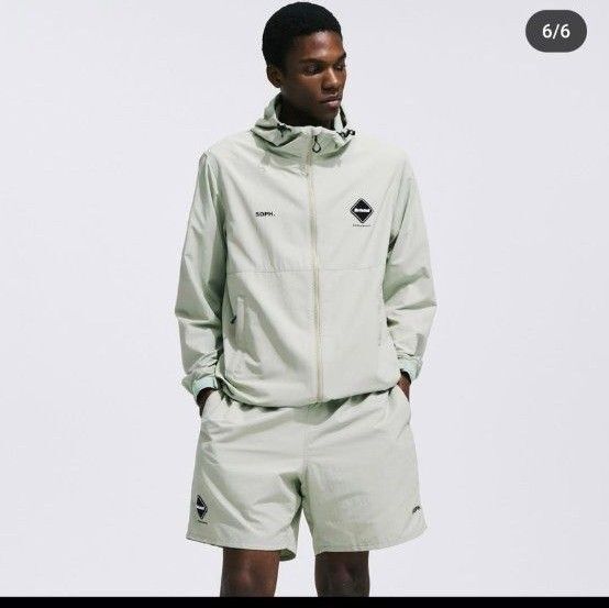 FCRB SUPPLEX NYLON HOODED BLOUSON