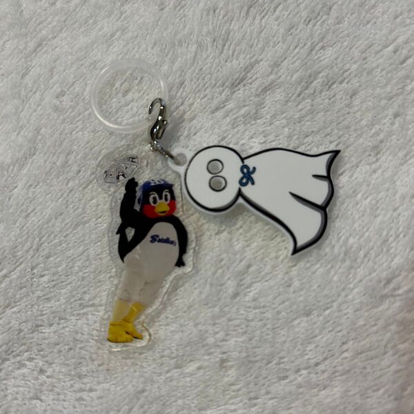 ヤクルト スワローズ swallows てるてるつば九郎 チャーム キーホルダー 新品 未使用