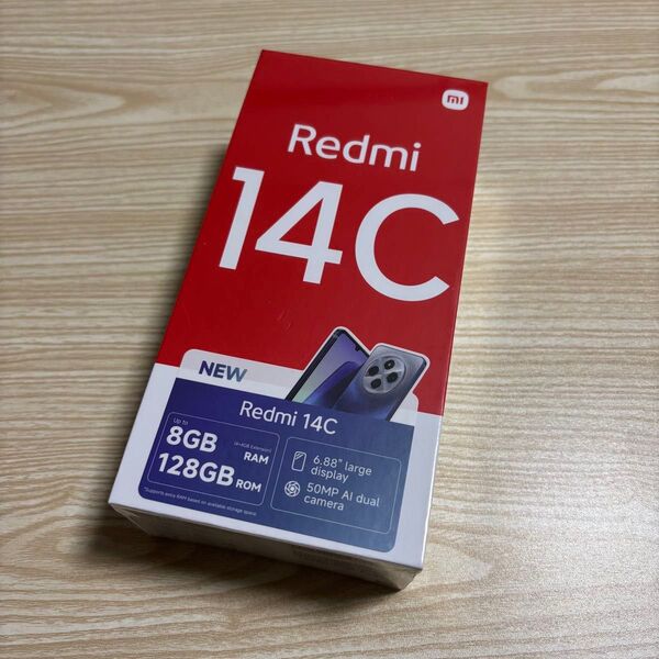 新品 Redmi 14C 4/128GB ブラック SIMフリー グローバル版 ミッドナイトブラック Xiaomi