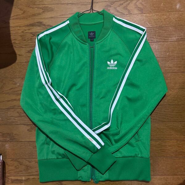 adidas ジャージ グリーン Mサイズ