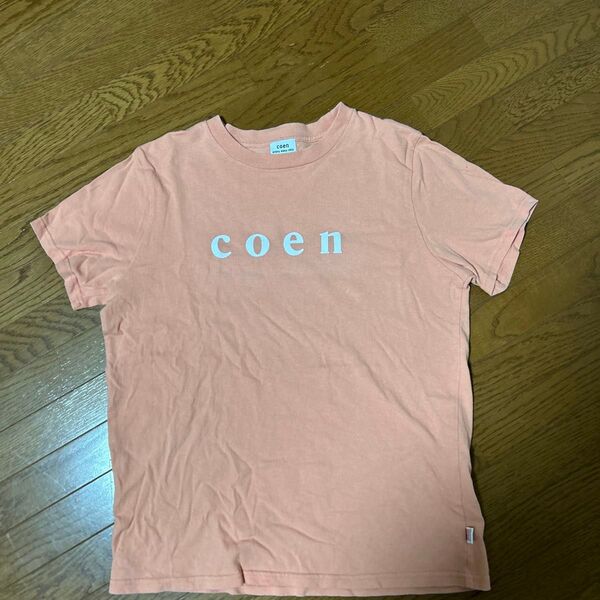 coen ロゴTシャツ ピンク
