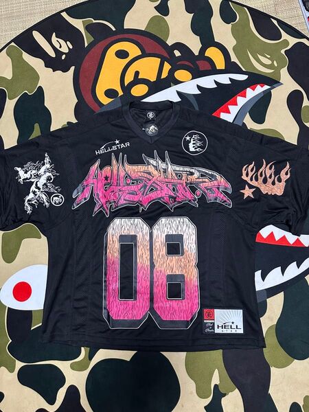 HELLSTAR STUDIOS CARTOON LOGO T-SHIRT Tシャツ 半袖Tシャツ M 黒