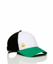 ベネトン UNITED COLORS OF BENETTON キャップ （黒白緑） Mサイズ 帽子 CAP 新品、未使用_画像1