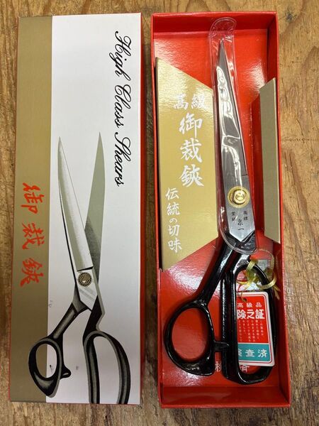 泉一 高級和裁縫 裁ち鋏 ラシャ切 240mm 新品未使用品①