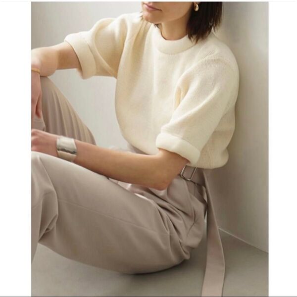 CLANE 新品未使用 3D RIB KNIT TOPS