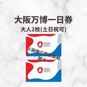 ペア 大阪万博 チケット 一日券 大人 2枚