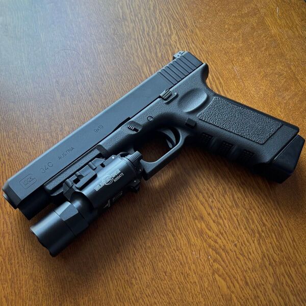 【希少】KSC G34C ストレートフレーム オールヘビーウェイト ガスブローバック(Glock34)