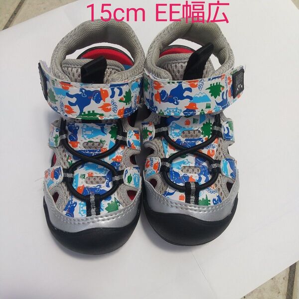 15cm EE 幅広 水陸両用サンダル ムーンスター