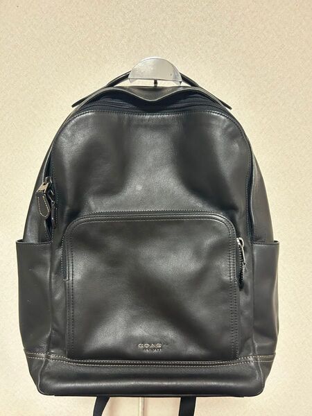 COACH ブラックレザー リュック