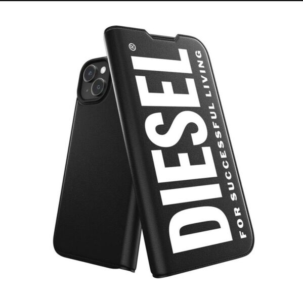【新品未使用】iPhone15plus ケース ディーゼル DIESEL 黒