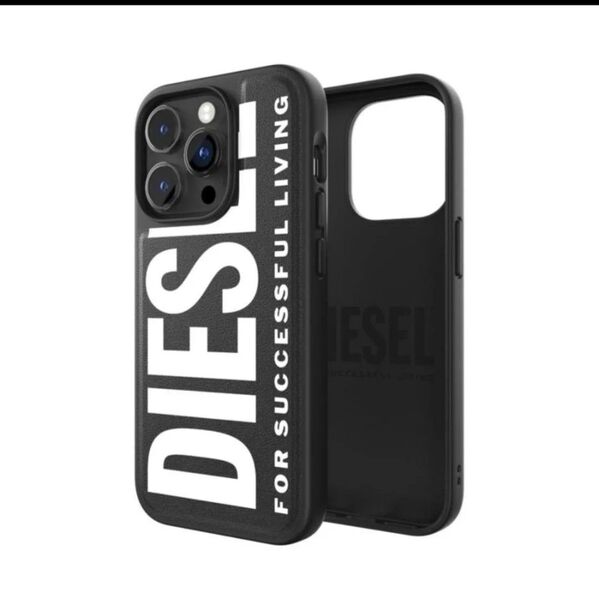 【未開封】DIESELケース カバーiPhone 14 Proブラック14PROディーゼル 背面ケース アイフォン スマホ保護