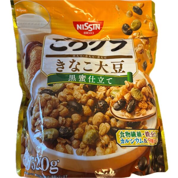 日清シスコ ごろグラ きなこ大豆 黒蜜仕立て 320g