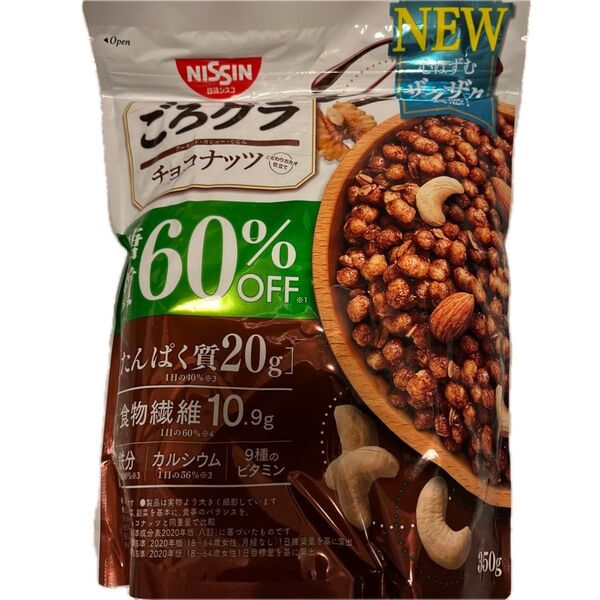 日清シスコ ごろグラ チョコナッツ 350g