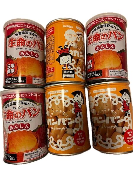 大特価非常食 災害備蓄 生命のパン チョコチップ味6個セット