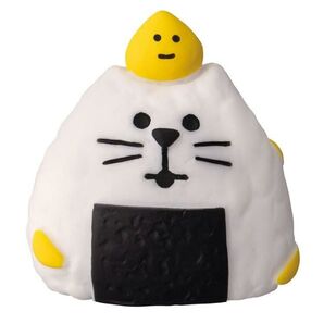 新品未使用 デコレ コンコンブル 新米おむすびにゃんこ 栗ごはん 猫 ねこ 置物