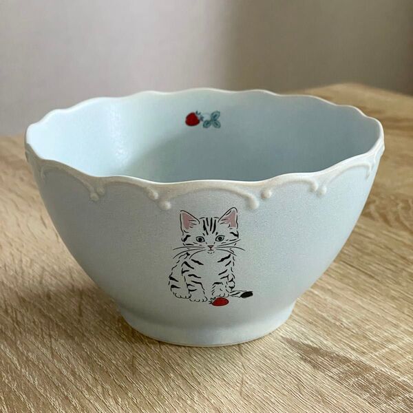 新品未使用 キャットトリオ ボウル 日本製 500ml 猫 ねこ お茶碗 スープ