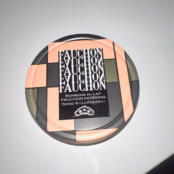 【FAUCHON×榮太樓總本鋪】コラボキャンディー モーニングミルクティー 缶入