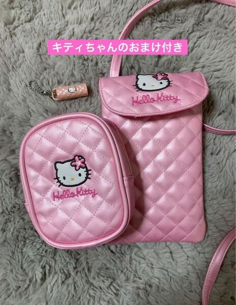 ハローキティ一番くじ ポーチ ミニショルダー レトロミニチュアチャーム ガチャ