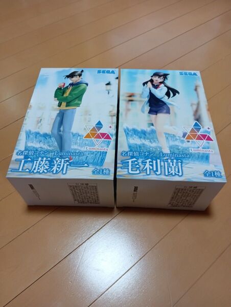 名探偵コナン 工藤新一 毛利蘭 フィギュア Luminasta