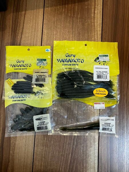 ゲーリーヤマモト ワームセット フォールシェイカー シュリンプ ヤマセンコー ②