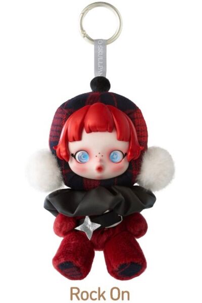 【正規品】SKULLPANDA スカルパンダ Winter Symphony シリーズ ぬいぐるみペンダント【Rock On】
