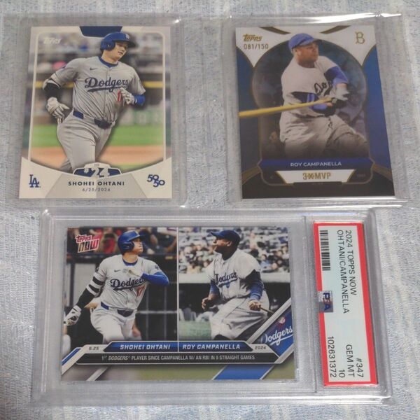 topps 大谷翔平 Roy Campanella 150シリ 3×MVP 3枚セット