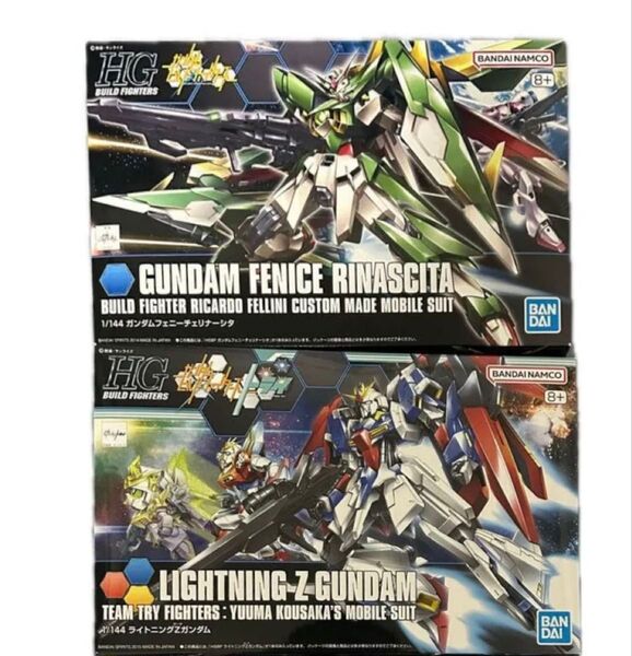 新品未開封 2点セット HGBD ライトニングZガンダム ガンダムフェニーチェリナーシタ HG