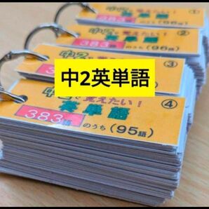 【苦手克服】定期テスト対策【英単語帳】中2新出英単語