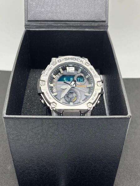 G-SHOCK GST-B300S-1AJF 箱付き稼働極美品 G-STEEL モバイルリンクソーラー 廃盤品