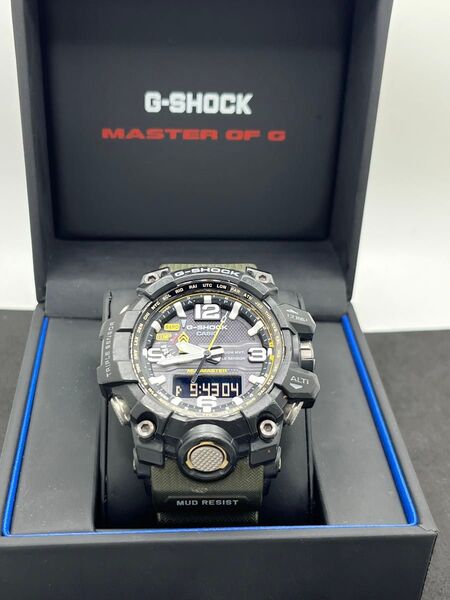 G-SHOCK GWG-1000-1A3JF マッドマスター 箱付き稼働美品 電波ソーラー MUDMASTER 定価96800円