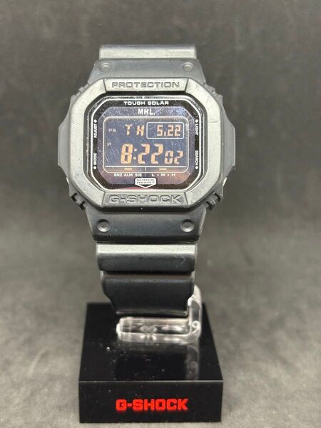 CASIO×MHL G-SHOCK G-5600E MHL稼働美品 タフソーラー マーガレットハウエル 反転液晶