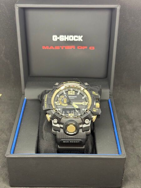 G-SHOCK GWG-1000GB-1AJF マッドマスター 箱付き稼働極美品 電波ソーラー定価88000円 MUDMASTER