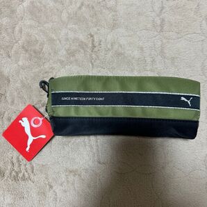 PUMA ペンケース カーキ 新品 未使用