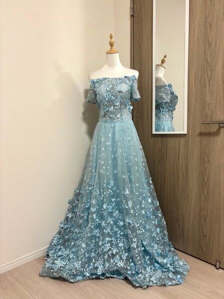ウエディングドレス カラードレス 結婚式 発表会 ロングドレス キャバドレ