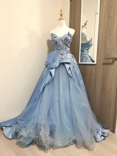 カラードレス ウエディングドレス 結婚式 ウェディングドレス