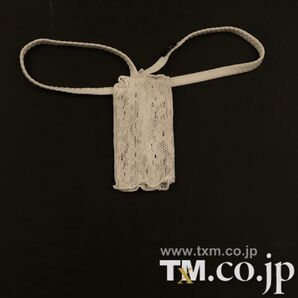 TMコレクション Soft woolly lace Pole Decoration ビキニ ホワイト 下着 水着 ペニスポーチ